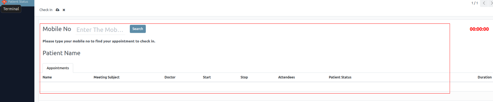 Filtered Appointments